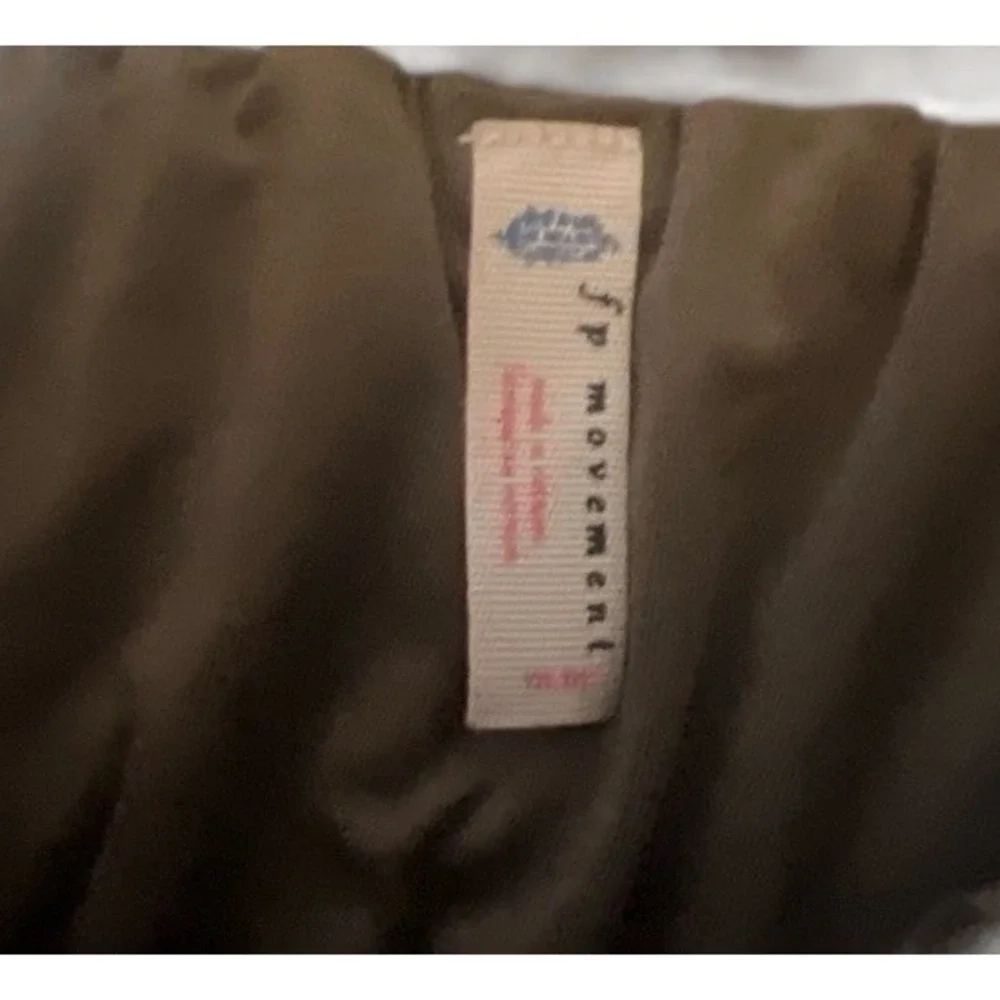 FP Movement The Way Home Shorts Olive‎ Green Size M High Rise Running Shorts